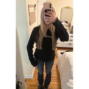 Vintage Navy Rare Calvin Klein Quarter-Zip Hoodie – Late 90s